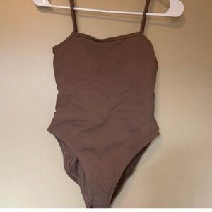 WILO Latte Strappy One-Piece Swimsuit | Minimal Chic Boutique Swim | NWT